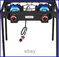 Compact Outdoor Gas Stove Detachable Legs, 100 lbs Support