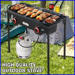 Compact Outdoor Gas Stove Detachable Legs, 100 lbs Support