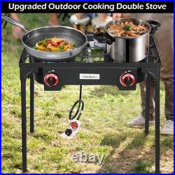 Compact Outdoor Gas Stove Detachable Legs, 100 lbs Support