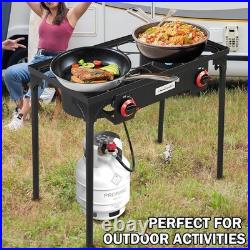 Compact Outdoor Gas Stove Detachable Legs, 100 lbs Support