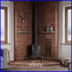 Company Cast Iron Wood Stove with Cool Touch Safety Handle, Heats up to 54,000 B