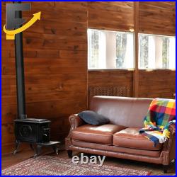 Company Cast Iron Wood Stove with Cool Touch Safety Handle Heats up to 54,000 Bt