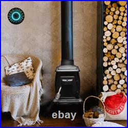 Company Cast Iron Wood Stove with Cool Touch Safety Handle Heats up to 54,000 Bt Company Cast Iron Wood Stove with Cool Touch Safety Handle Heats up to 54,000 Bt