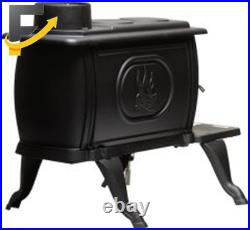 Company Cast Iron Wood Stove with Cool Touch Safety Handle Heats up to 54,000 Bt