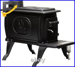 Company Cast Iron Wood Stove with Cool Touch Safety Handle Heats up to 54,000 Bt