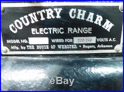 Country Charm Cast Iron Electric Stove Country Charm Cast Iron Electric Stove