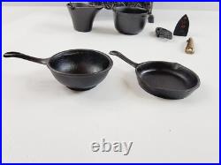 Crescent Cast Iron Salesman Sample 12 Piece Cook Stove withAccessories USA Crescent Cast Iron Salesman Sample 12 Piece Cook Stove withAccessories USA