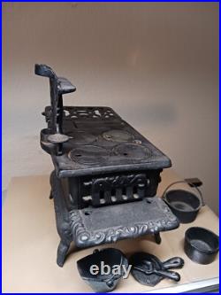Crescent Cast Iron Stove and Accessories