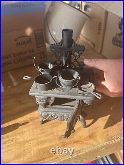 Crescent Cast Iron Stove and Accessories