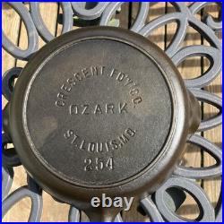 Crescent FD'Y Co. / Ozark #4 / 7/ 254 Cast Iron Skillet, Restored