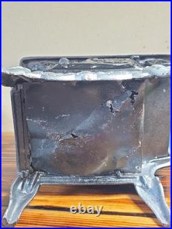 Crescent Salesmens Sample Large 12 Miniature Cast Iron Cook Stove & Accessories