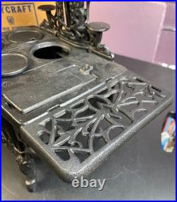 Crescent Stove by Greycraft Miniature Cast Iron Range Vintage New old stock #18