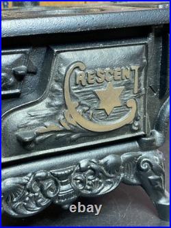 Crescent Stove by Greycraft Miniature Cast Iron Range Vintage New old stock #18