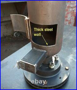 Custom Made Wood Burning Iron Stove Heater For Rv Tiny House Small Workshop