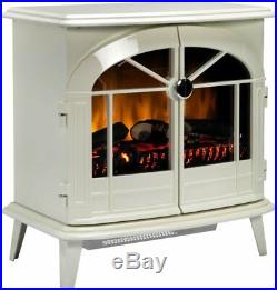 Dimplex Chevalier Stove Electric Fire, Freestanding 2KW LED Log Effect CHV20N