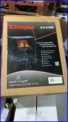 Dimplex Opti-myst Black Cast iron effect Electric Stove 5348-