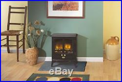 Dimplex Tango Optiflame Black Stove Style Electric Fire 2kw Inc. Remote Control
