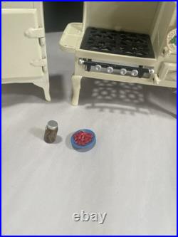 Dollhouse Miniature Cast Iron Metal Kitchen Scale 112 Stove Sink Refrigerator