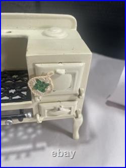 Dollhouse Miniature Cast Iron Metal Kitchen Scale 112 Stove Sink Refrigerator