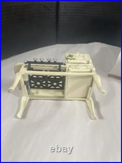 Dollhouse Miniature Cast Iron Metal Kitchen Scale 112 Stove Sink Refrigerator