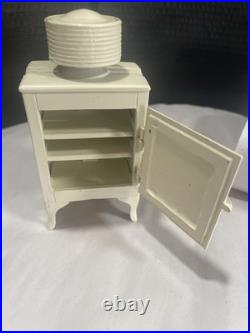 Dollhouse Miniature Cast Iron Metal Kitchen Scale 112 Stove Sink Refrigerator