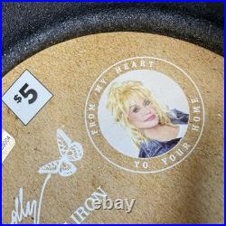 Dolly Parton 5.5 Cast Iron Skillet Fry Pan Oven Stove Black Farmhouse Country