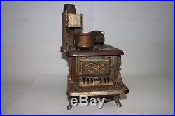 Early 1900's J&E Stevens Cast Iron Rival Childs Large Cook Stove, Original