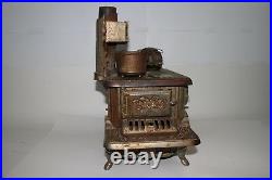 Early 1900's J&E Stevens Cast Iron Rival Childs Large Cook Stove, Original