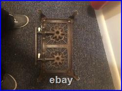 Early 1900s Lock-ins Stove Works 2 Burner Gas Stove