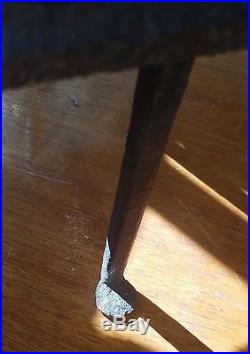 Early Antique 18th or 19th Century Small Cast Iron & Hand Wrought Wood Stove