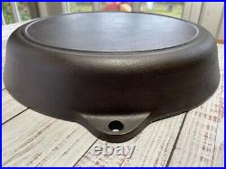Early BSR Birmingham Stove Range #12 Cast Iron Skillet Cleaned and RESTORED