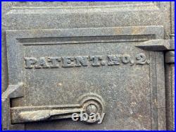 Early Cast Iron C. 1835 Tom Woolson's Patent No. 2 STOVE DOOR Claremont, NH