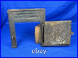 Early Cast Iron C. 1835 Tom Woolson's Patent No. 2 STOVE DOOR Claremont, NH
