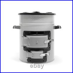 EcoZoom Versa Wood and Charcoal Rocket Camping Stove Cast Iron Top