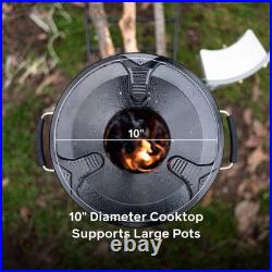 EcoZoom Versa Wood and Charcoal Rocket Camping Stove Cast Iron Top