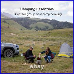 EcoZoom Versa Wood and Charcoal Rocket Camping Stove Cast Iron Top