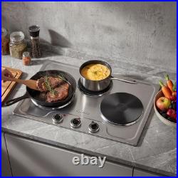 Electric Hot Plate for Cooking, 1800W Triple Burner Portable Electric Stove wi