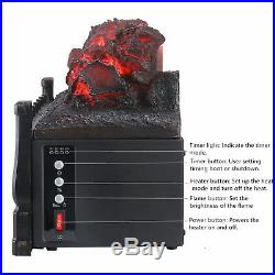 Embeded 1500W Fireplace Remote Control Light Stove Heater Insert Beautiful Heat