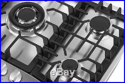 Empava 30 Gas Cooktop 5 Burners Stainless Steel Sealed Stove Tops Cooker 5B70C