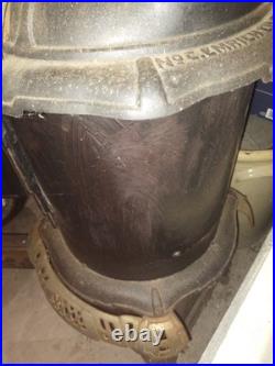 Emrich Florence Stove Works Hot Blast No. 66 Cast Iron Victorian Era 1800-1900