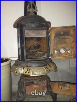 Emrich Florence Stove Works Hot Blast No. 66 Cast Iron Victorian Era 1800-1900
