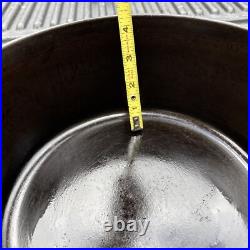 Erie Cast Iron Dutch Oven 833 # 8 Matching Flat Lid 837 Antique Vintage Griswold Erie Cast Iron Dutch Oven 833 # 8 Matching Flat Lid 837 Antique Vintage Griswold