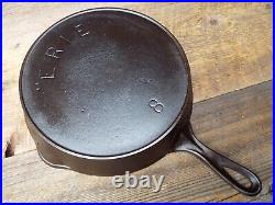 Erie (Griswold) Tamper Maker's Mark #8 / 10-1/2 Cast Iron Skillet, Restored