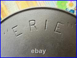 Erie (Pre-Griswold) Deep Cast Iron Skillet #8 732 Vintage Restored Rare