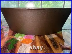 Erie (Pre-Griswold) Deep Cast Iron Skillet #8 732 Vintage Restored Rare