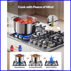 Estufa Estufas de Gas Con 4 Quemadores Para Cocina Freidora Gas Cooktop Cooker