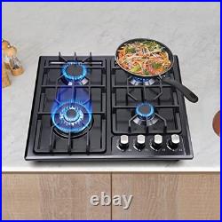 Estufa Estufas de Gas Con 4 Quemadores Para Cocina Freidora Gas Cooktop Cooker