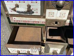 European cast iron stove with decorative tiles European cast iron stove with decorative tiles