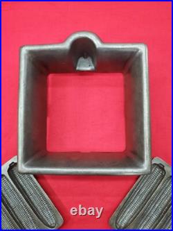 Excellent Wagner Cast Iron Krusty Korn Sausage Pan Maker Tall Base Bail Handle Excellent Wagner Cast Iron Krusty Korn Sausage Pan Maker Tall Base Bail Handle