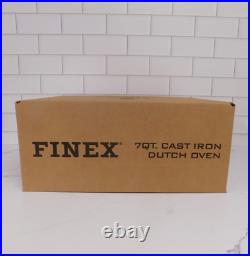 FINEX Seasoned Cast Iron 7 Quart Dutch Oven with Lid NEW